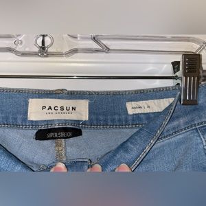 Womens Pacsun Super Stretch Ripped Jeggings Size 25